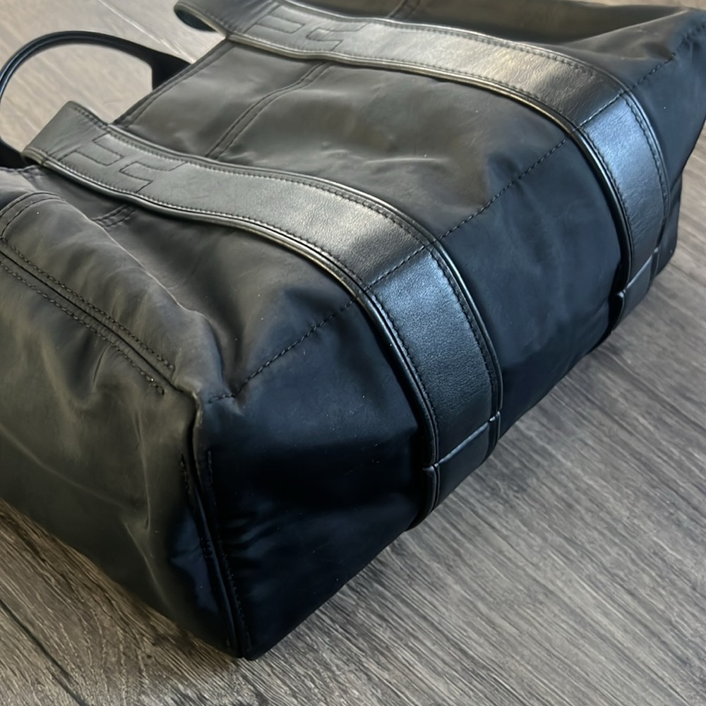Hermes Black Nylon Canvas Tote Bag - Picture 6 of 6